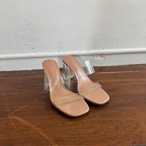 Cape Robbin Edna Clear Wedge